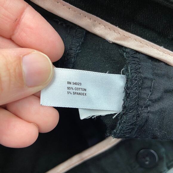 2/$30 Gap 6 Womens Black Slim Cropped Pants - Picture 5 of 6